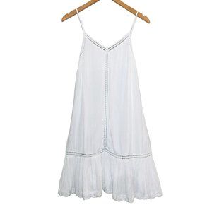CUPCAKES & CASHMERE Boho Eyelet Dress Size Small